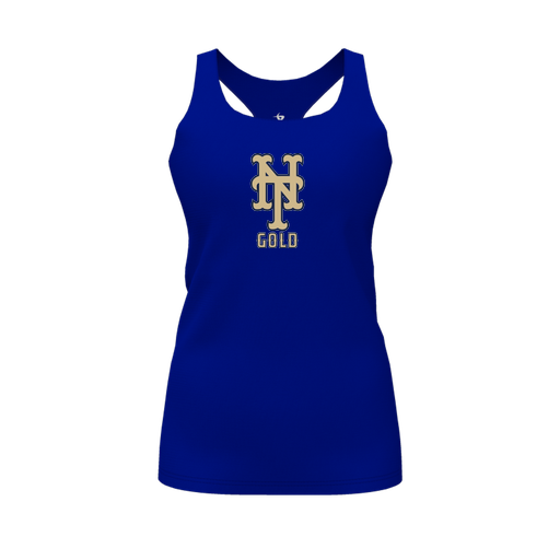 [FT0TRBRY-FYS-LOGO1] Decker Racerback Tank Top (Female Youth S, Royal, Logo 1)