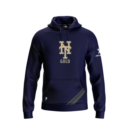 [FOLHSMNV-YXS-LOGO1] Decker Summit Hoodie (Youth XS, Navy, Logo 1)