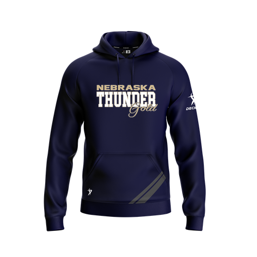 [FOLHSMNV-YXS-LOGO2] Decker Summit Hoodie (Youth XS, Navy, Logo 2)