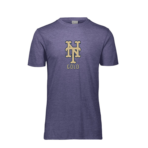 [FTSCUBRY-AS-LOGO1] Decker Men's Tri-Blend T-Shirt - Short Sleeve (Adult S, Royal, Logo 1)