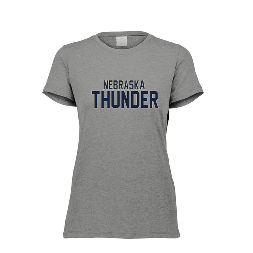 [FTSCUBGY-FAXS-LOGO3] Decker Women's Tri-Blend T-Shirt - Short Sleeve (Female Adult XS, Gray, Logo 3)