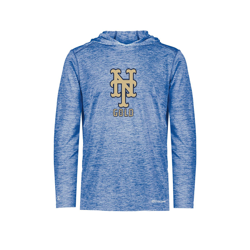 [FOLHCGRY-YS-LOGO1] Decker Youth Charge Hoodie (Youth S, Royal, Logo 1)