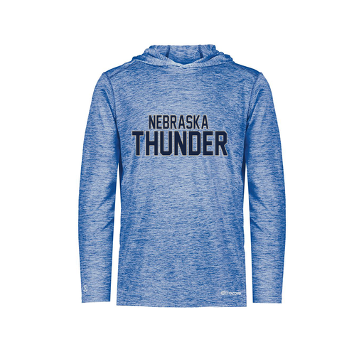 [FOLHCGRY-YS-LOGO3] Decker Youth Charge Hoodie (Youth S, Royal, Logo 3)