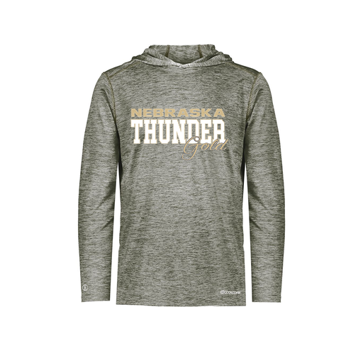 [FOLHCGGY-YS-LOGO2] Decker Youth Charge Hoodie (Youth S, Gray, Logo 2)